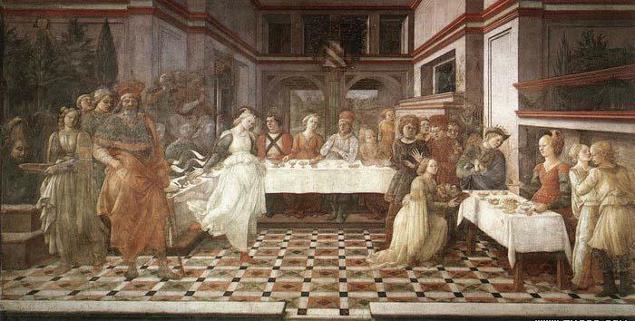 Fra Filippo Lippi Herod-s Banquet France oil painting art